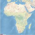 Afrika mapa